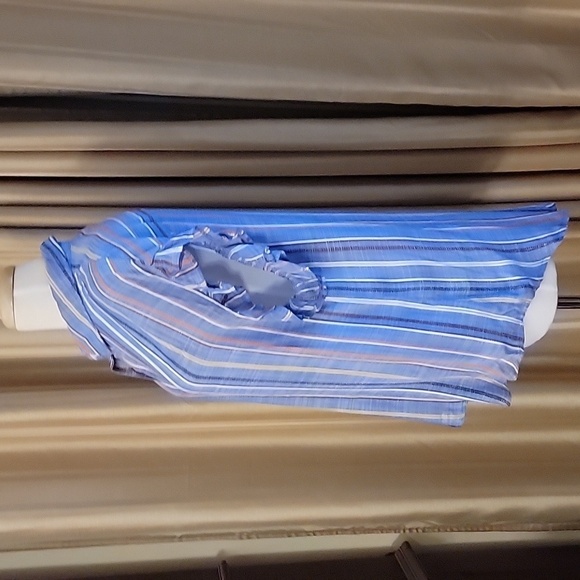 Button Down Sleeveless blouse Petite Large - Picture 2 of 7